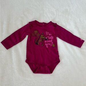 Pink Carhartt Onesie size 12 mos.